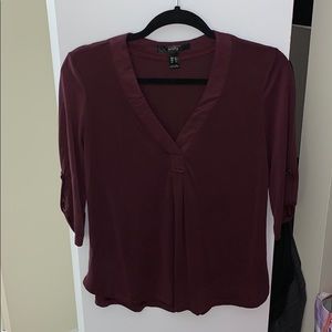 Dark purple blouse